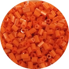 İsmiyle Al Kesme Cam Boncuk 2mm - 60 Gram - Turuncu - BNC353