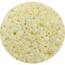 İsmiyle Al Dökme Cam Kum Boncuk (11/0) 2 mm - 60 Gram -  Krem - BNC047