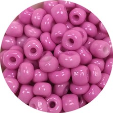 İsmiyle Al Dökme Cam Kum Boncuk Büyük Boy (6/0) 4 mm - 60 Gram - Eflatun - BNC121