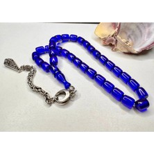 İskenderun Tesbih Iskenderun Tespih Parlement Mavi Ateş Kehribar Tesbih