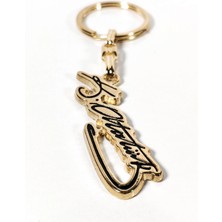 Moncuk Design Altın Renk Atatürk Imzalı Metal Anahtarlık – Zarafet, Anlam ve Zamansız Değer