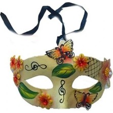 Uslucan Alışveriş Kırmızı Kelebek Parti Maskesi