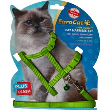 Snmswrld Eurocat Kedi Göğüs Tasması Yeşil