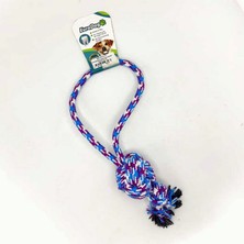 Snmswrld Eurodog Diş Ip Halka Topuz Düğ.mor Mavi Bey 45 cm