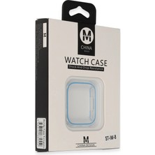 Najmaddin Movenchy Watch 45MM Bondy Kasa Koruyucu - Mavi