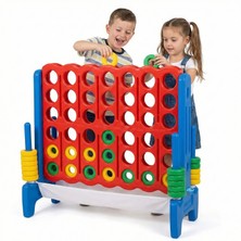 Bahçe Oyuncak Dev Hedef 4 Zeka ve Strateji Oyunu 92 cm Büyük Boy Anaokulu Tipi