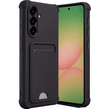 Eco Port Samsung Galaxy A36 Kılıf Kelvin Kartvizitli Silikon - Siyah