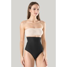 Beruflic Kadın Ten Dikişsiz Eksta Yüksek Bel Silikon. Mideli String 1 Beden Inceltici Külot Korse
