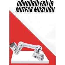 Epilons Her Yere Dönebilen Tasarruflu Mutfak Musluk Başlığı Ucu Musluk Ucu Oynar Başlıklı