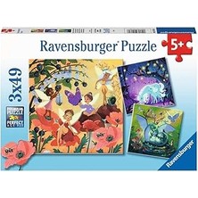 SHC4200 Ravensburger 51816 Büyülü Karakterler Puzzle, 3X49 Parça