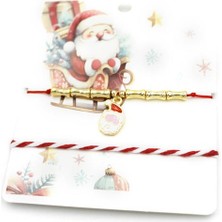 İsmiyle Al Yeni Yıl Ip Bileklik - Kırmızı