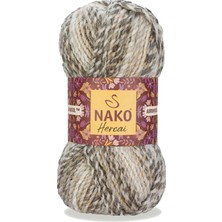 İsmiyle Al 5 Adet Hercai Ebruli Hırka Kazak Atkı Bere El Örgü Ipi Yünü 7309