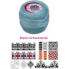 İsmiyle Al Kaplan Etamin ve Kanaviçe Ipi 8 No Kod/renk: 943 - Royaleks