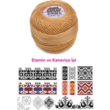 İsmiyle Al Kaplan Etamin ve Kanaviçe Ipi 8 No Kod/renk: 783 - Royaleks