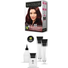 İsmiyle Al 2x2 Tüp Krem Saç Boyası Seti Kestane Kızılı No:4.6