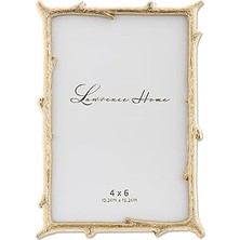SHC4200 4x6 Gold Metal Picture Frame With Branch