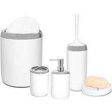 SHC4200 Li̇ma Xl Krom Dekorlu Banyo Seti̇/beyaz