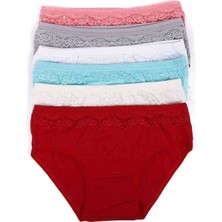 İsmiyle Al 6 Adet Kız Çocuk Dantelli Kız Bikini 408