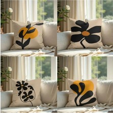 Harikabirev | Kırlent Kılıfı Yastık Kılıfı 4lü (Bohem Çiçekli Set) | KRLNTKLF4LÜ