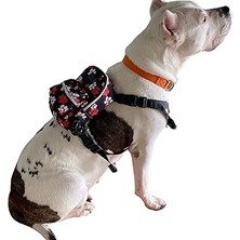 SHC4200 Kırmızı Pati Çantalı Göğüs Tasması, Köpek Sırt Çantası –, Su Geçirmez, Göğüs Tasması Fonksiyonlu, A