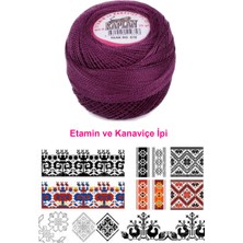 İsmiyle Al Kaplan Etamin ve Kanaviçe Ipi 8 No Kod/renk: 870 - Royaleks