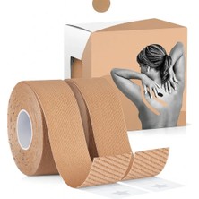 Kinezyo Ağrı Bandı 2.5 cm x 5 M Ten Rengi