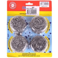 İsmiyle Al Nerox Çelik Top Tel Ovma Teli 4 Lü Blister ROYALEKS-NRX-F3004