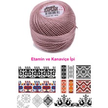 İsmiyle Al Kaplan Etamin ve Kanaviçe Ipi 8 No Kod/renk: 1010 - Royaleks