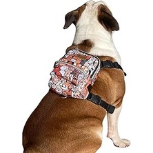 SHC4200 Design, Paws, Köpek Sırt Çantası – Çantalı Göğüs Tasması, Su Geçirmez, Ayarlanabilir Kayışlar, Ferm