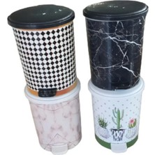 İsmiyle Al 2 No 8 Lt Basmalı Çöp Kovası ROYALEKS-MRD152