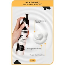 İsmiyle Al Milk Therapy Kremsi Saç Bakım Köpük 200 ml - Besleyici Koruyucu - Mrfs