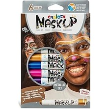 SHC4200 Carioca Yüz Boyası 6 Gr. 6 Renk Metalik