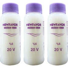 İsmiyle Al 3 Adet Oksidan Krem Saç Boya Sıvısı 6'lık 20 Volüme 60 ml