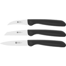 SHC4200 Zwilling 38115001 Sebze Bıçağı Seti, 3 Parçalı, Plastik, Siyah