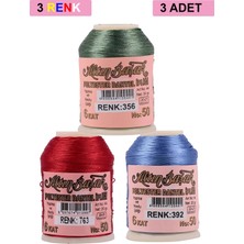 İsmiyle Al 3 Adet Altınbaşak Oya ve Dantel Ipi 20 gr - Royaleks - No: 763 - 392 - 356