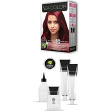 İsmiyle Al 2 Tüp Krem Saç Boyası Seti Çilek Kırmızısı No:5.65