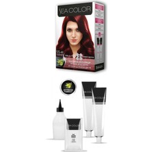 İsmiyle Al 2 Tüp Krem Saç Boyası Seti Amazon Kızılı No:55.46