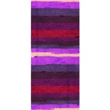 İsmiyle Al 5 Adet Vega Stripe Premium Akrilik El Örgü Ipi Yünü No: 82412