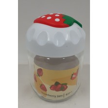 İsmiyle Al Çilek Desenli Kavanoz 1 Adet 425 cc ROYALEKS-CK425