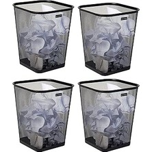 SHC4200 Mind Reader Mesh Kovası, Atık Kağıt Sepeti, Kare, Ofis, Metal Örgü, 9.8 "u x 9.8" G x