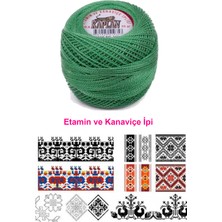 İsmiyle Al Kaplan Etamin ve Kanaviçe Ipi 8 No Kod/renk: 110 - Royaleks