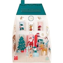 SHC4200 Meri Meri - Santa's House Pop Advent Calendar - Noel Baba'nın Evi Advent Calendar