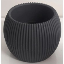 İsmiyle Al Mercan Saksı 2 Numara 0,35 Litre Su Hazneli Dekoratif Kaktüs Sukulent Saksı 11,8x9,2 cm