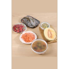 İsmiyle Al 100 Adet Tazelik Koruyucu Tabak Tencere Gıda Bonesi  Çok Amaçlı Pratik Kapak Tencere Bonesi