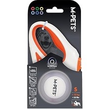 SHC4200 -Pets Flash Ledli̇ Otomati̇k Gezdi̇rme Şeri̇t 3mt/orange