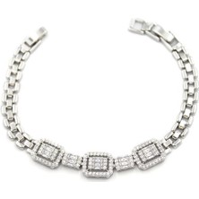 İsmiyle Al Xuping Vip Bileklik - Gümüş