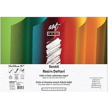SHC4200 Artwork Clara Renkli Resim Defteri 160 gr / 180 Gr, 35 x 50, 12/3 Yaprak