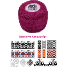 İsmiyle Al Kaplan Etamin ve Kanaviçe Ipi 8 No Kod/renk: 599 - Royaleks