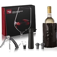 SHC4200 Vacu Vin Experience 6 Parçalı Şarap Seti, Şarap Pompası, Şarap Boşaltıcı, Garson Bıçağı, Yedek Tıpa