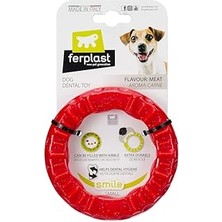 SHC4200 Ferplast Köpek Oyuncağı Smile S Kırmızı Köpek Yüzüğü 1 Adet